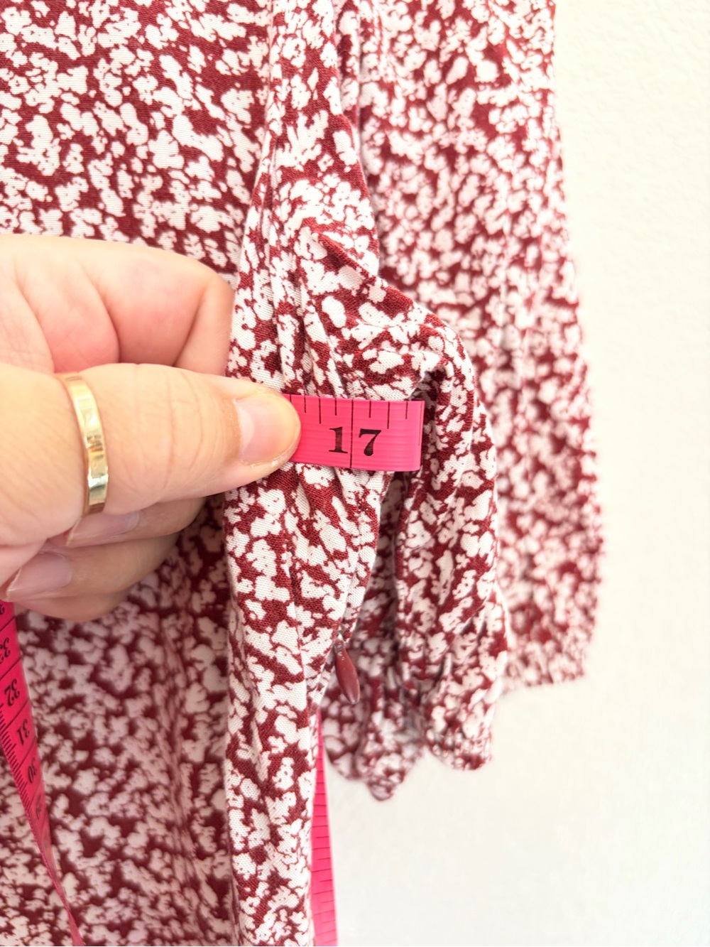 Free People Dancing In The Dark Mini Dress Pink Ditsy Floral Bohemian Dress S - Picture 12 of 15